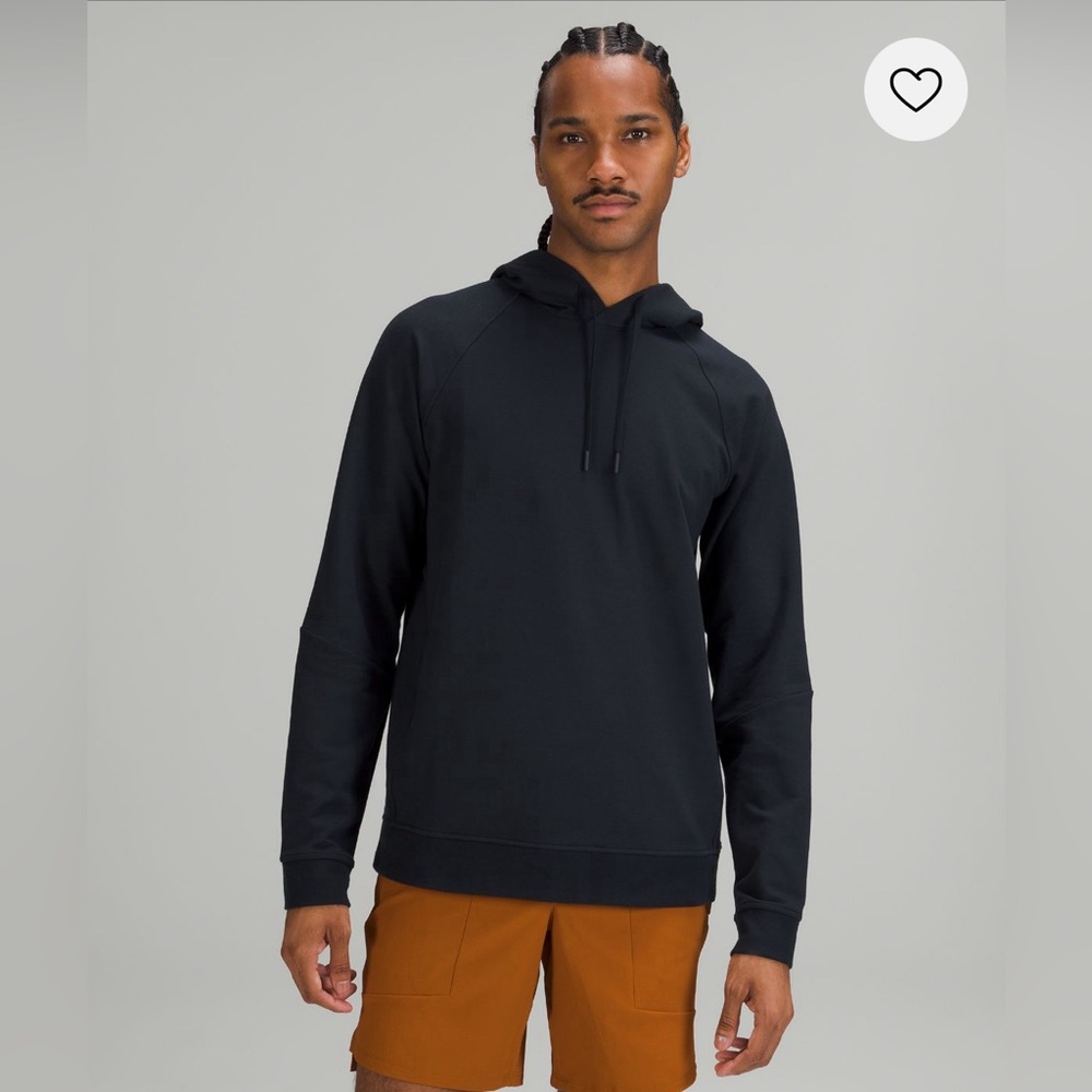 lululemon Men’s City Sweat Pullover Hoodie Sweatshirt Black Size Medium